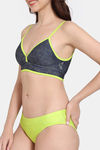 Zelocity Padded Bikini Set With Hook - Lime Punch — thumbnail 5